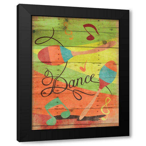 Dance II Black Modern Wood Framed Art Print with Double Matting by Grey, Jace