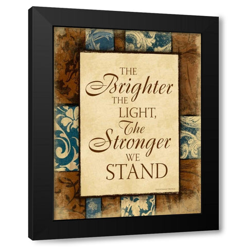 Brighter II Black Modern Wood Framed Art Print by Grey, Jace