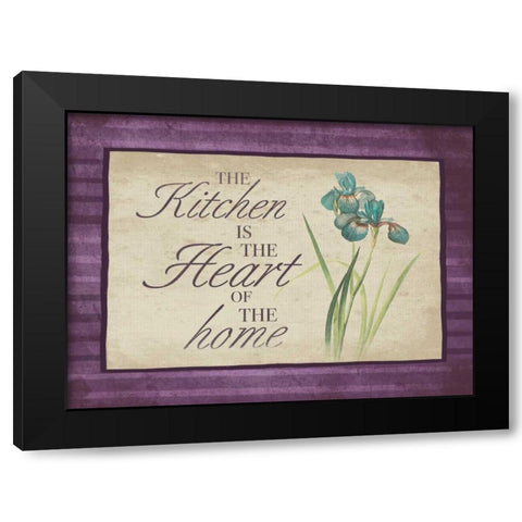 Kitchen Heart of The Home 2 Black Modern Wood Framed Art Print with Double Matting by Grey, Jace