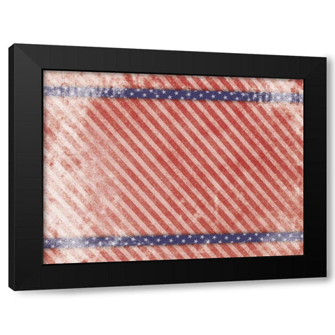USA 1 Black Modern Wood Framed Art Print with Double Matting by Grey, Jace