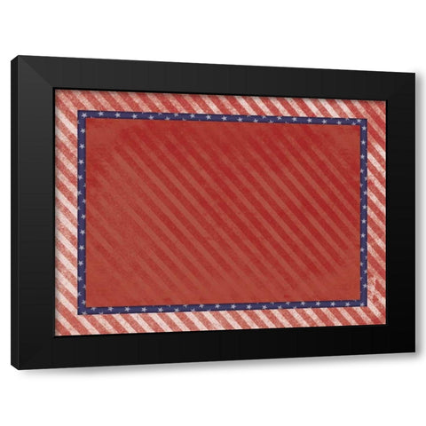 USA 2 Black Modern Wood Framed Art Print with Double Matting by Grey, Jace