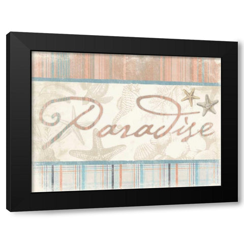 Paradise 3 Black Modern Wood Framed Art Print by Grey, Jace