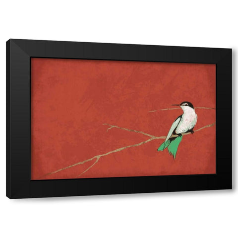 Birds A Black Modern Wood Framed Art Print by Grey, Jace