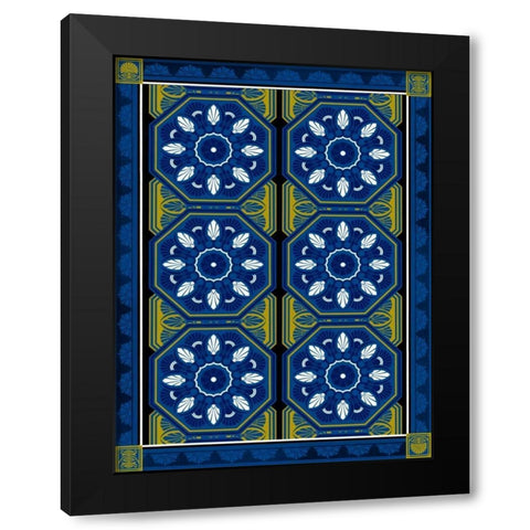 Patterns K2 Black Modern Wood Framed Art Print by Grey, Jace