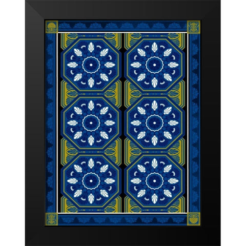 Patterns K2 Black Modern Wood Framed Art Print by Grey, Jace