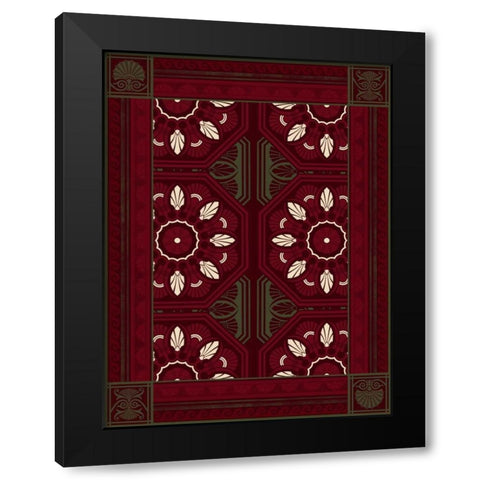 Patterns N Black Modern Wood Framed Art Print by Grey, Jace