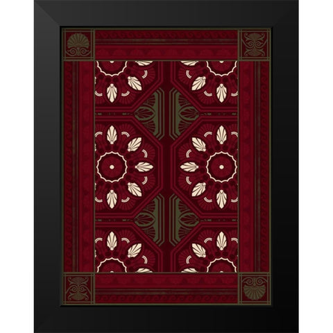 Patterns N Black Modern Wood Framed Art Print by Grey, Jace