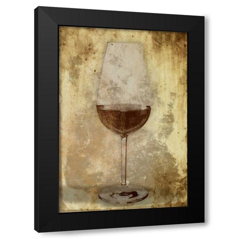 Glass Black Modern Wood Framed Art Print by Grey, Jace