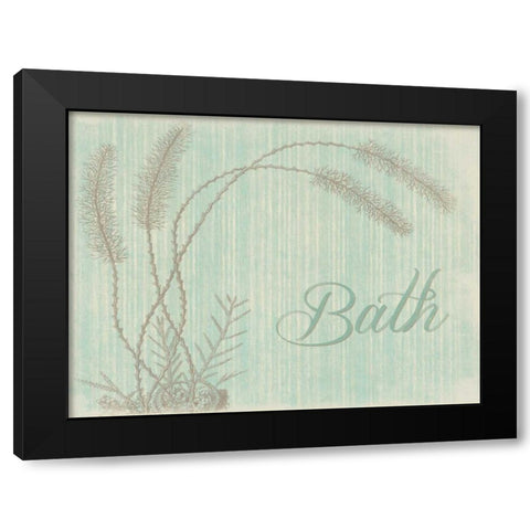 Bath B Black Modern Wood Framed Art Print by Grey, Jace