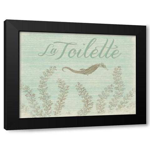 La toilette D Black Modern Wood Framed Art Print by Grey, Jace