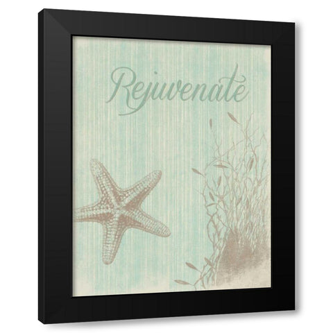 Rejuvenate Black Modern Wood Framed Art Print with Double Matting by Grey, Jace