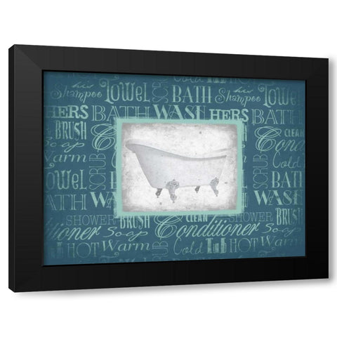 Tub Black Modern Wood Framed Art Print by Grey, Jace