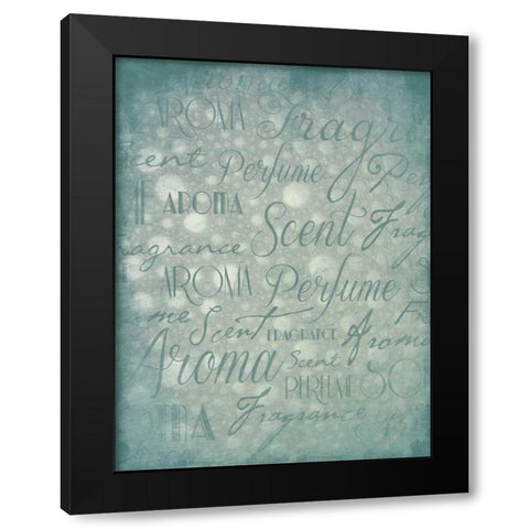 Type Black Modern Wood Framed Art Print by Grey, Jace
