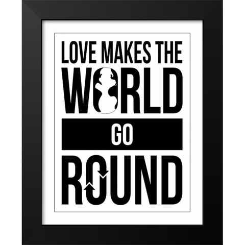 Text B2 Black Modern Wood Framed Art Print by Grey, Jace