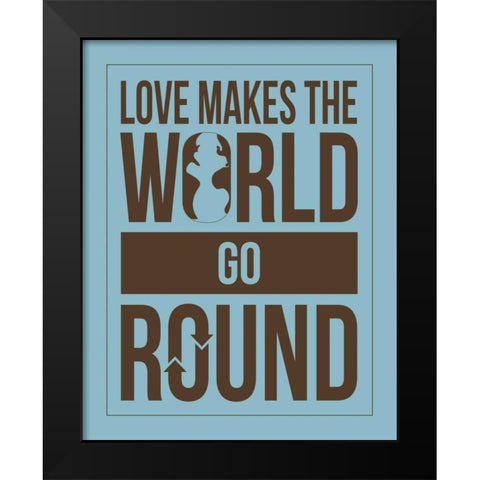 Text B3 Black Modern Wood Framed Art Print by Grey, Jace