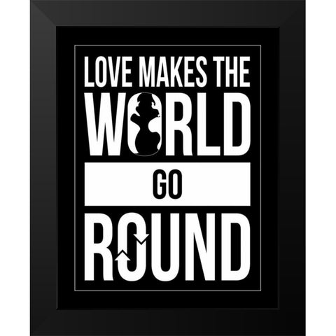 Text B Black Modern Wood Framed Art Print by Grey, Jace