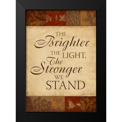 Inspirational A Black Modern Wood Framed Art Print by Grey, Jace