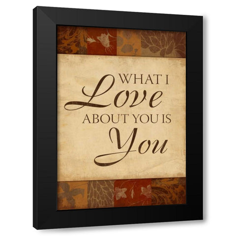 Inspirational C Black Modern Wood Framed Art Print with Double Matting by Grey, Jace