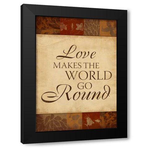 Inspirational D Black Modern Wood Framed Art Print by Grey, Jace