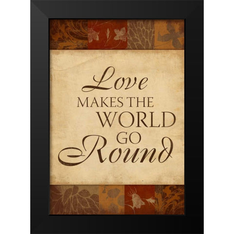 Inspirational D Black Modern Wood Framed Art Print by Grey, Jace