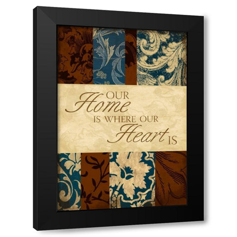 Inspirational A2 Black Modern Wood Framed Art Print with Double Matting by Grey, Jace