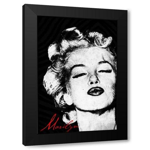 Monroe A Black Modern Wood Framed Art Print with Double Matting by Grey, Jace