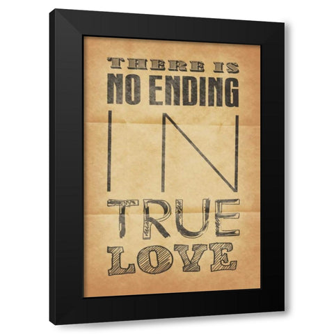 Love Mate Black Modern Wood Framed Art Print with Double Matting by Grey, Jace