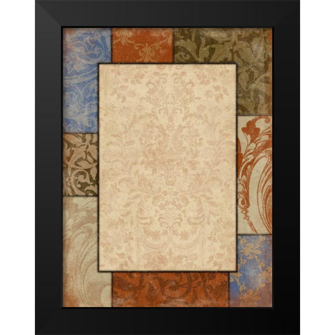 Border Black Modern Wood Framed Art Print by Grey, Jace