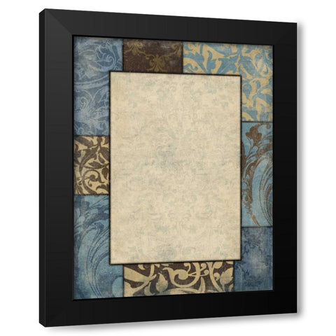 Border Black Modern Wood Framed Art Print with Double Matting by Grey, Jace