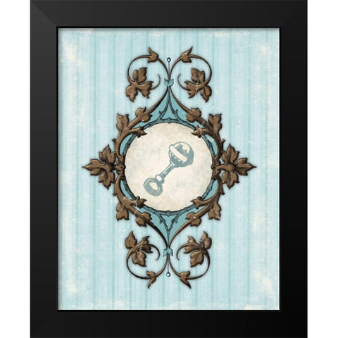 Rattle A Black Modern Wood Framed Art Print by Grey, Jace