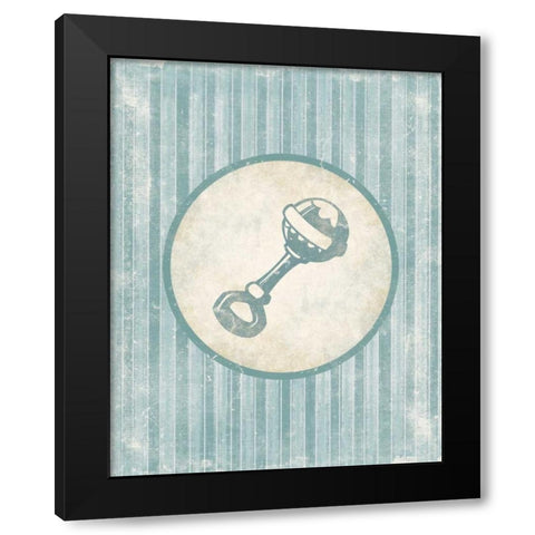 Rattle Black Modern Wood Framed Art Print by Grey, Jace