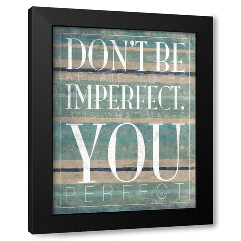 Perfect Black Modern Wood Framed Art Print with Double Matting by Grey, Jace