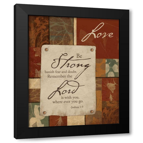 Love B Black Modern Wood Framed Art Print with Double Matting by Grey, Jace