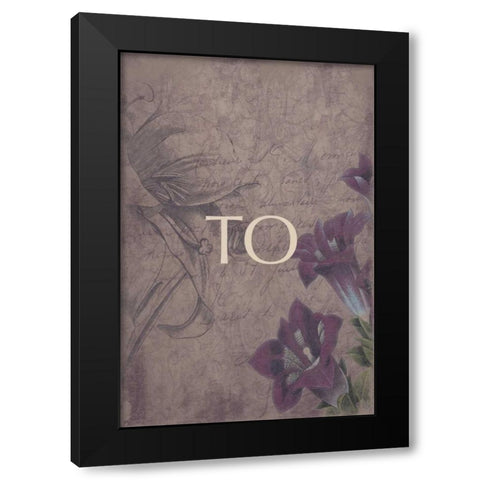 to Black Modern Wood Framed Art Print by Grey, Jace