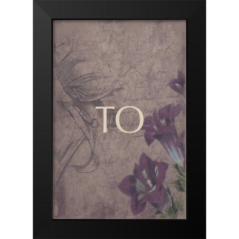 to Black Modern Wood Framed Art Print by Grey, Jace
