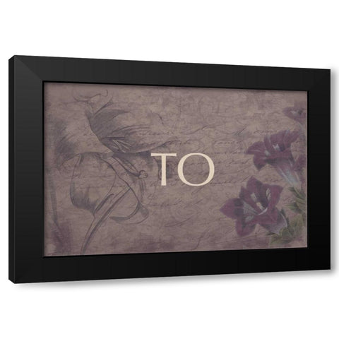 to Black Modern Wood Framed Art Print by Grey, Jace