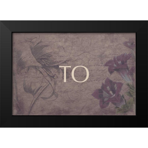 to Black Modern Wood Framed Art Print by Grey, Jace