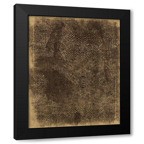 Animal Print 2 Black Modern Wood Framed Art Print with Double Matting by Grey, Jace
