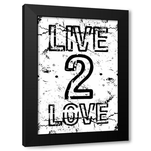 L2L Mate Black Modern Wood Framed Art Print by Grey, Jace