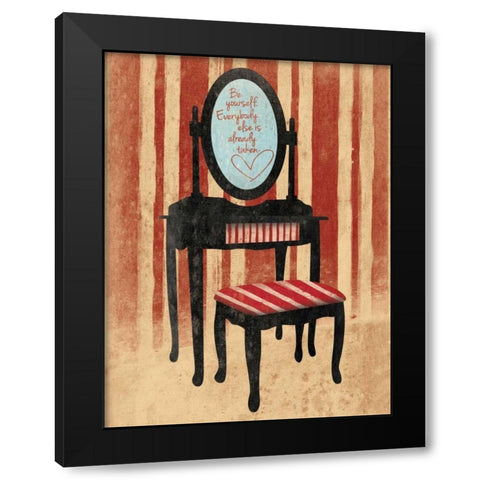 Wonderful Black Modern Wood Framed Art Print with Double Matting by Grey, Jace