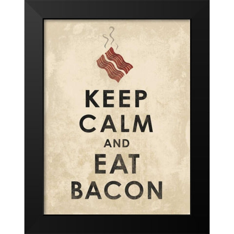 Bacon3 Black Modern Wood Framed Art Print by Grey, Jace