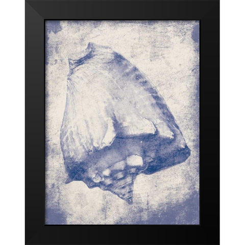 Shell Shade Black Modern Wood Framed Art Print by Grey, Jace