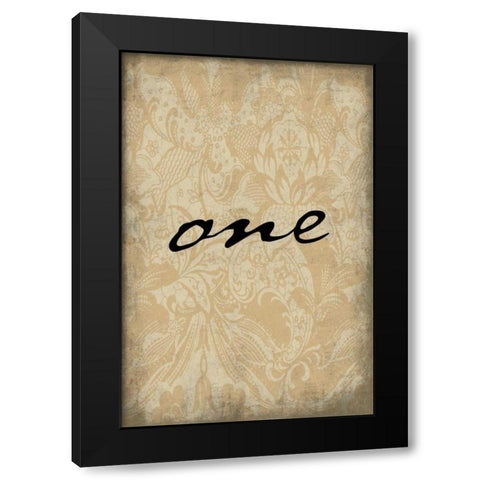 RED_one Black Modern Wood Framed Art Print by Grey, Jace