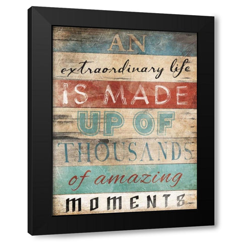 An Extraordinary Black Modern Wood Framed Art Print by Grey, Jace