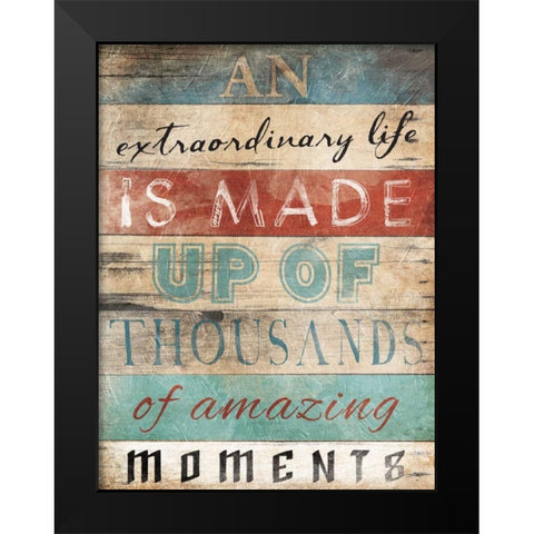 An Extraordinary Black Modern Wood Framed Art Print by Grey, Jace