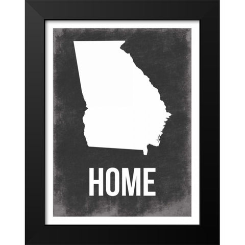 Georgia Home Black Modern Wood Framed Art Print by Grey, Jace