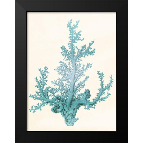 Blue Beach Mate Black Modern Wood Framed Art Print by Grey, Jace
