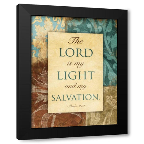 Lord Light Black Modern Wood Framed Art Print by Grey, Jace