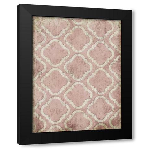 Antique Reverse Rose Wall Black Modern Wood Framed Art Print with Double Matting by Grey, Jace