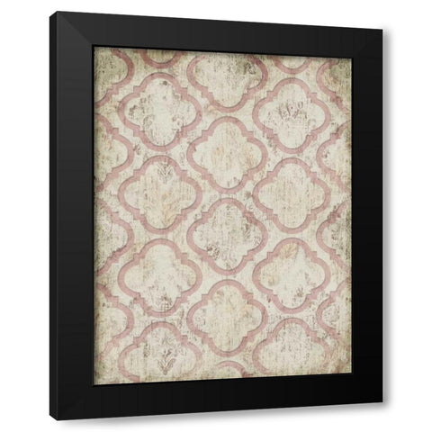 Antique Rose Wall Black Modern Wood Framed Art Print with Double Matting by Grey, Jace